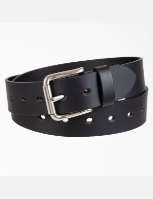 Dickies Perforated Cuero Negros | BTAPEQ984