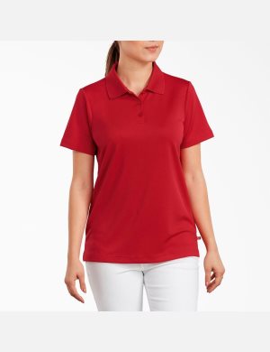 Dickies Performance Polo Rojos | NEWDSB457