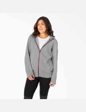 Dickies Performance Workwear Full Zip Fleece Grises | CQWXEP867
