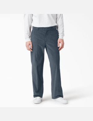 Dickies Planos Front Corduroy Azules | WTJNBD806