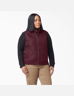 Dickies Plus Acolchado Vino | YPIHEV802