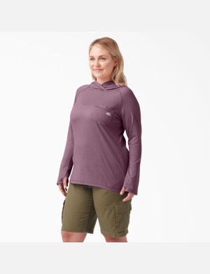 Dickies Plus Cooling Performance Sun Morados Grises | ZXSFIE302