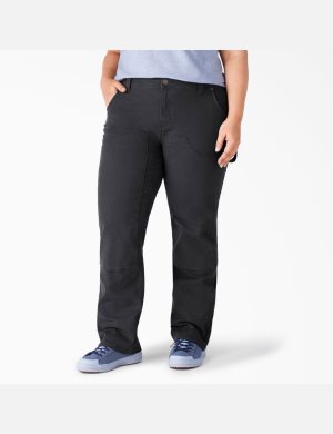 Dickies Plus Duck Double-Front Carpenter Negros | IGXUSN760