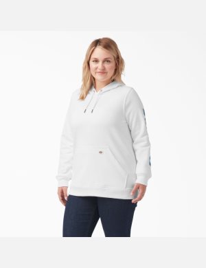 Dickies Plus Heavyweight Logo Sleeve Blancos Azules | STLECV560