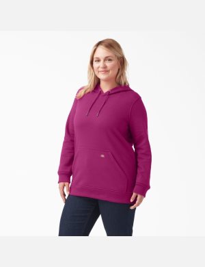 Dickies Plus Heavyweight Logo Sleeve Fucsia | UCKMAN170