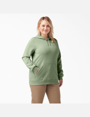 Dickies Plus Heavyweight Logo Sleeve Verdes | EPGNHB186