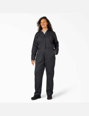 Dickies Plus Long Sleeve Negros | MEFYOP820