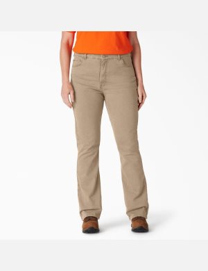 Dickies Plus Perfect Shape High Cintura Bootcut Denim Marrom | MSNYBH361