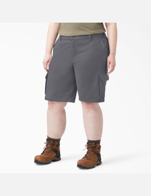 Dickies Plus Relaxed Fit Cargo Grises Oscuro | KXQBPM342