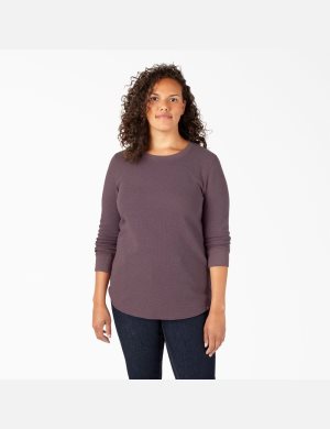 Dickies Plus Thermal Shirt Morados | EILPXK871