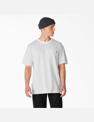 Dickies Regular Fit A Rayas Pocket Blancos | CAKUDT509