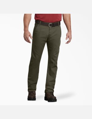 Dickies Regular Fit Directo Leg Duck Carpenter Verdes | MNVUWI276