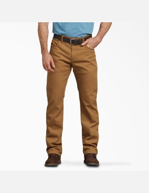 Dickies Regular Fit Directo Leg Duck Marrom | WQTXVA415
