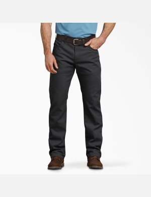 Dickies Regular Fit Directo Leg Duck Negros | RSJQEN837