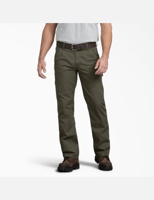 Dickies Regular Fit Directo Leg Ripstop Carpenter Verdes | AOHRDV135
