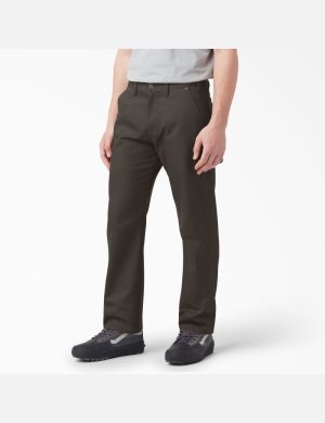 Dickies Regular Fit Duck Carpenter Chocolate Marrom | RIJKLA830