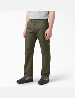 Dickies Regular Fit Duck Carpenter Verdes | GPNDSZ916