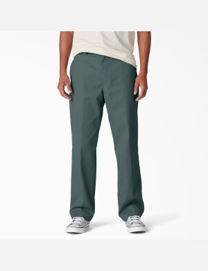 Dickies Regular Fit Twill Verdes | WKEJAL036