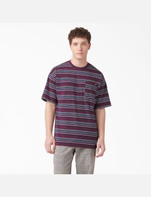 Dickies Relaxed Fit A Rayas Pocket Morados Vino | HDVFJL435