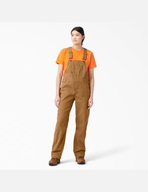 Dickies Relaxed Fit Bib Marrom | PCTSYR063