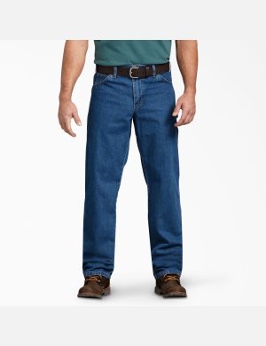 Dickies Relaxed Fit Carpenter Denim Azules Azules | MHUYEJ530