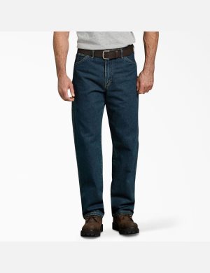 Dickies Relaxed Fit Carpenter Heavyweight Denim Kaki | EBOYSV416