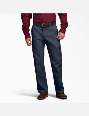 Dickies Relaxed Fit Directo Leg Azul Marino | GZTQOX910