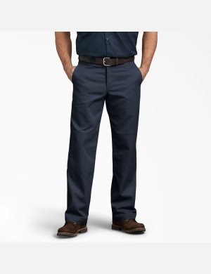 Dickies Relaxed Fit Directo Leg Azul Marino | SXOUJY734
