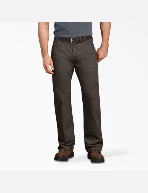Dickies Relaxed Fit Directo Leg Duck Carpenter Verde Oliva Verdes | FUSLGT561