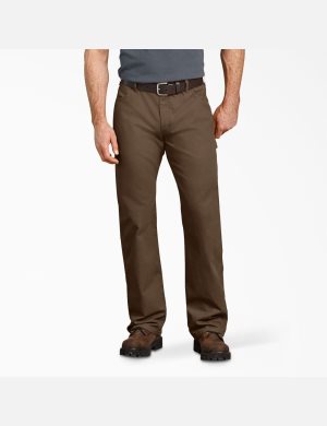 Dickies Relaxed Fit Directo Leg Duck Carpenter Marrom | ONZCLS598
