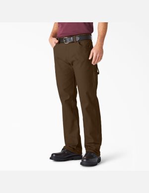 Dickies Relaxed Fit Directo Leg Heavyweight Duck Carpenter Marrom | LVFAUZ713