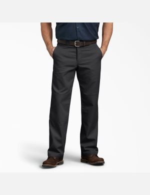 Dickies Relaxed Fit Directo Leg Negros | NWSQIC951