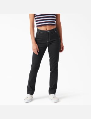 Dickies Roll Hem Carpenter Negros | FGNTCA842