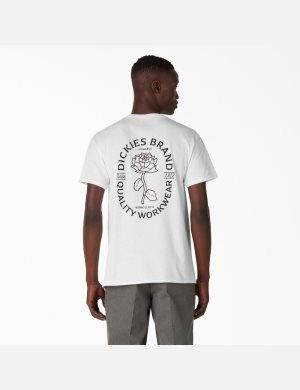 Dickies Rose Workwear Estampados Blancos | SIWURP089
