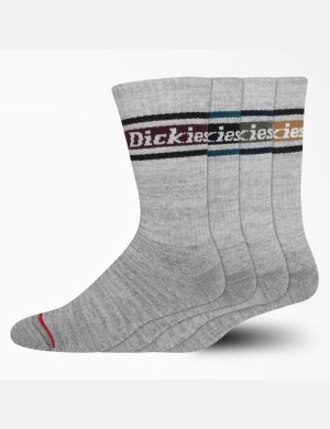 Dickies Rugby Stripe Crew Grises | COMKJY158
