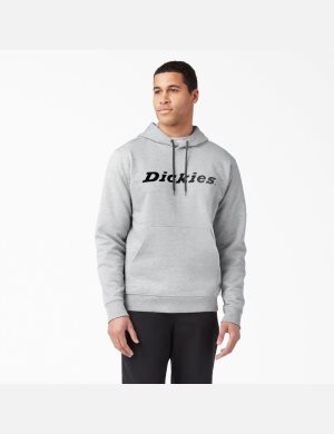 Dickies Script Logo Fleece Grises | GNDVTZ651