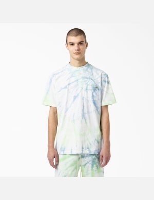 Dickies Seatac Tie-Dye Azules Verdes | QWJVSM408