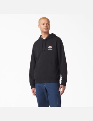 Dickies Skateboarding Chest Logo Negros | UGHCRI842
