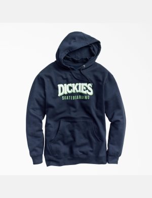Dickies Skateboarding Fleece Azul Marino | TXZBLM056
