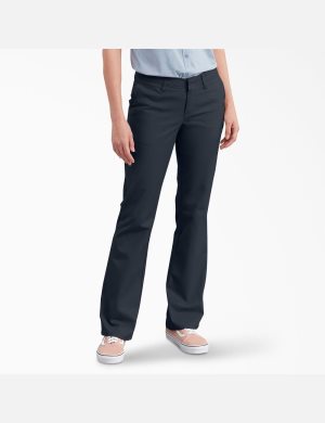 Dickies Slim Fit Bootcut Azul Marino | VBXCDE823