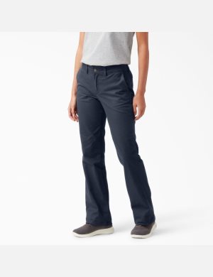 Dickies Slim Fit Bootcut Twill Azul Marino | XNLYME631