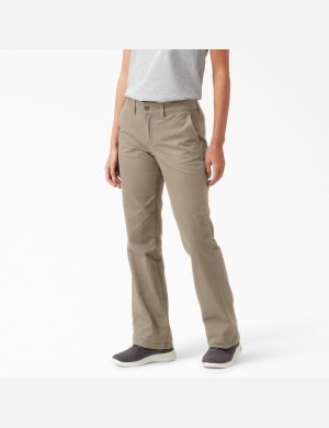 Dickies Slim Fit Bootcut Twill Marrom | WZSPVI285