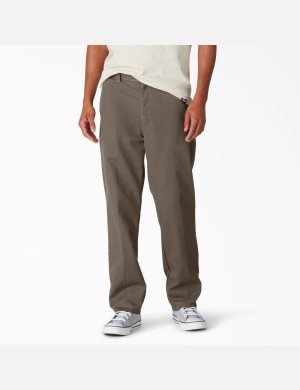 Dickies Slim Fit Marrom Claro | OEBKYA395