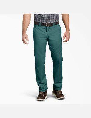Dickies Slim Fit Taper Leg Multi-Use Pocket Verdes | EFRBGS907