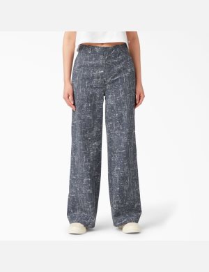 Dickies Stonewashed Anchos Leg Azul Marino | SDBUGA091