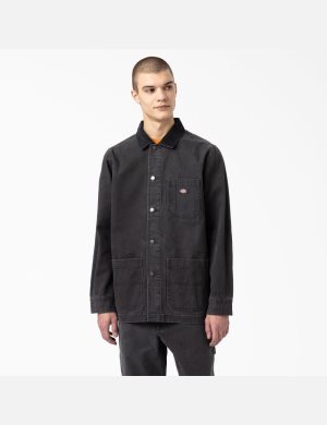 Dickies Stonewashed Duck Unlined Chore Negros | HGWFSM065