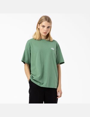 Dickies Summerdale Corta Sleeve Verdes Oscuro | JHIBYT905