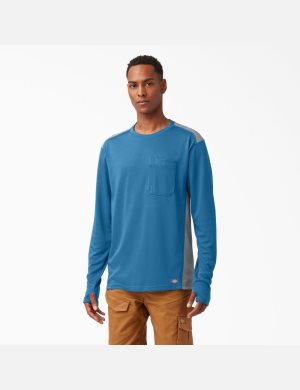 Dickies Temp-iQ 365 Long Sleeve Azules | JLVCUI576