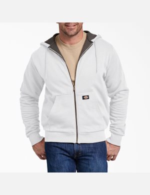 Dickies Thermal Forro Fleece Zip Blancos | VORWNE326