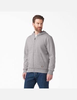 Dickies Thermal Forro Full-Zip Fleece with DWR Grises | JLDWBS230